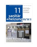 Cover: sanit&auml;r+heizungnews - Interieur-Verlag