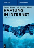 Cover: Haftung im Internet - De Gruyter