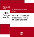 Cover: HRI I - Handbuch Restrukturierung vor der Insovenz | HRI II - Handbuch Restrukturierung in der Insolvenz - RWS