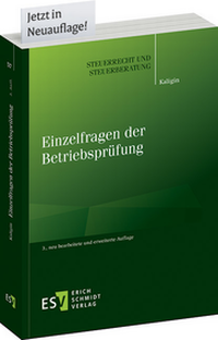 Bild: Einzelfragen der Betriebsprüfung - Erich Schmidt Verlag