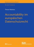Cover: Accountability im europ&auml;ischen Datenschutzrecht - Fachmedien Recht und Wirtschaft