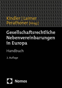 Abbildung von: Gesellschaftsrechtliche Nebenvereinbarungen in Europa - Nomos