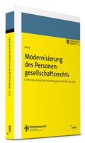 Cover: Modernisierung des Personengesellschaftsrechts - NWB