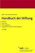 Cover: Handbuch der Stiftung - NWB