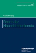 Cover: Recht der Nachrichtendienste - Deutscher Gemeindeverlag