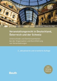 Abbildung von: Veranstaltungsrecht in Deutschland, Österreich und der Schweiz - Buch mit E-Book - DIN Media