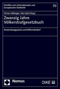 Cover: Zwanzig Jahre V&ouml;lkerstrafgesetzbuch - Nomos