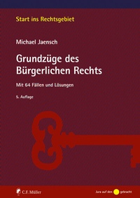 Abbildung von: Grundzüge des Bürgerlichen Rechts - C.F. Müller