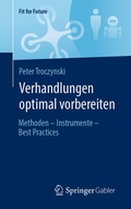 Cover: Verhandlungen optimal vorbereiten - Springer Gabler