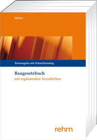 Abbildung von: Baugesetzbuch mit ergänzenden Vorschriften - Rehm