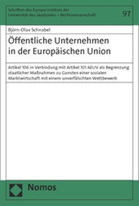 Abbildung von: Öffentliche Unternehmen in der Europäischen Union - Nomos