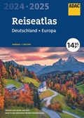 Cover: ADAC Reiseatlas 2024/2025 Deutschland 1:200.000, Europa 1:4,5 Mio. - ADAC Kartografie ein Imprint von MAIRDUMONT
