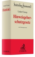 Cover: Hinweisgeberschutzgesetz: HinSchG - C.H.BECK