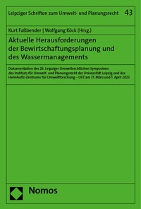Abbildung von: Aktuelle Herausforderungen der Bewirtschaftungsplanung und des Wassermanagements - Nomos
