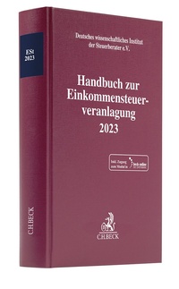 Abbildung von: Handbuch zur Einkommensteuerveranlagung 2023 - C.H.BECK