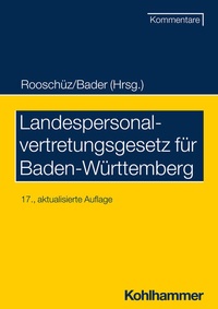Abbildung von: Landespersonalvertretungsgesetz für Baden-Württemberg - Kohlhammer
