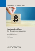 Cover: Sachkundepr&uuml;fung im Bewachungsgewerbe - Boorberg