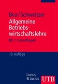Cover: Allgemeine Betriebswirtschaftslehre 1. Grundfragen - UTB