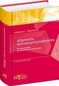 Bild: Allgemeine Betriebswirtschaftslehre - Erich Schmidt Verlag