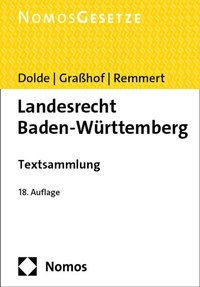 Bild vergrößern Bild: Landesrecht Baden-Württemberg - Nomos