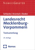 Cover: Landesrecht Mecklenburg-Vorpommern - Nomos