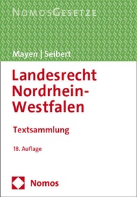 Abbildung von: Landesrecht Nordrhein-Westfalen - Nomos