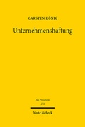 Cover: Unternehmenshaftung - Mohr Siebeck