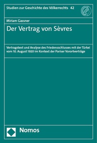 Abbildung von: Der Vertrag von Sèvres - Nomos