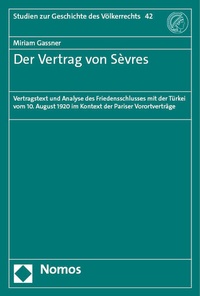 Abbildung von: Der Vertrag von Sèvres - Nomos