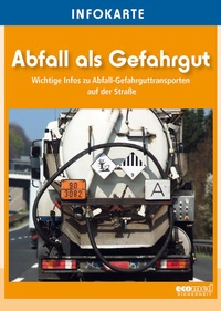 Abbildung von: Infokarte Abfall als Gefahrgut - ecomed Storck