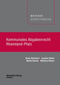 Bild: Kommunales Abgabenrecht Rheinland-Pfalz - Maximilian Verlag
