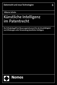 Abbildung von: Künstliche Intelligenz im Patentrecht - Nomos