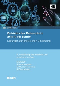 Abbildung von: Betrieblicher Datenschutz Schritt für Schritt - DIN Media
