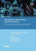 Cover: Betrieblicher Datenschutz Schritt f&uuml;r Schritt - DIN Media