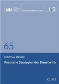 Cover: Poetische Strategien der Kunstkritik - Georg Olms Verlag