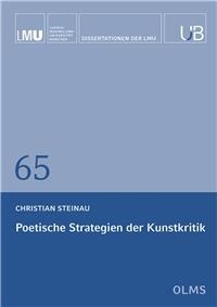 Abbildung von: Poetische Strategien der Kunstkritik - Georg Olms Verlag