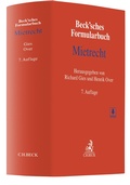 Abbildung von: Beck'sches Formularbuch Mietrecht - C.H.BECK