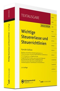 Abbildung von: Wichtige Steuererlasse und Steuerrichtlinien - NWB