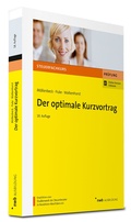 Cover: Der optimale Kurzvortrag - NWB