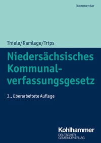 Abbildung von: Niedersächsisches Kommunalverfassungsgesetz - Deutscher Gemeindeverlag
