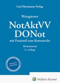 Cover: NotAktVV / DONot-Kommentar - Carl Heymanns Verlag