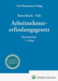 Abbildung von: Arbeitnehmererfindungsgesetz - Carl Heymanns Verlag