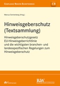 Abbildung von: Hinweisgeberschutz (Textsammlung) - Fachmedien Recht und Wirtschaft