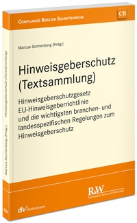 Abbildung von: Hinweisgeberschutz (Textsammlung) - Fachmedien Recht und Wirtschaft