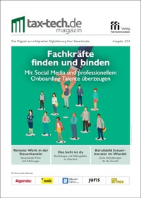 Abbildung von: Tax Tech-Magazin 2/23 - FFI-Verlag