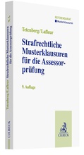 Cover: Strafrechtliche Musterklausuren f&uuml;r die Assessorpr&uuml;fung - C.H.BECK