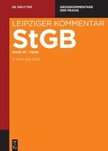 Cover: Strafgesetzbuch. Leipziger Kommentar - De Gruyter