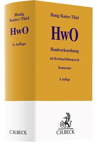 Abbildung von: Handwerksordnung - C.H.BECK