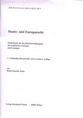 Cover: Staats- und Europarecht - Bernhardt, Horst