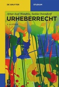 Cover: Urheberrecht - De Gruyter